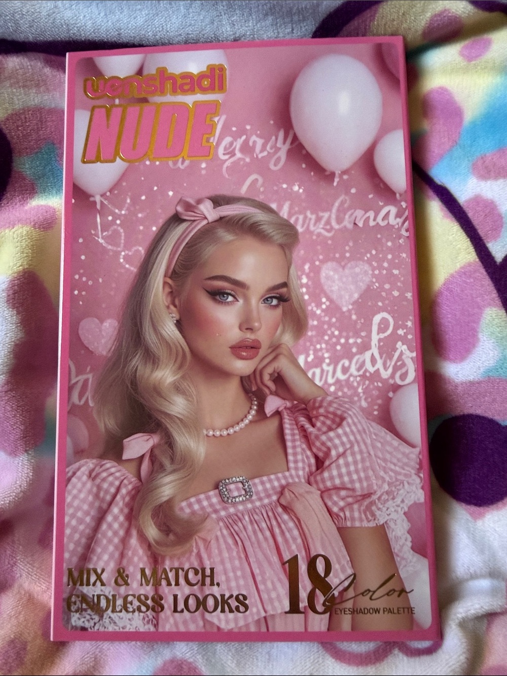 Nude 18-Color Eyeshadow Palette - Pink